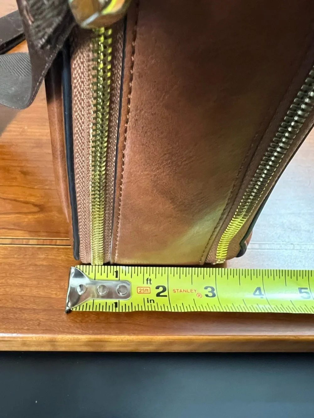 Cluci Briefcase Oil Wax Leather Business 15.6 Inch Laptop Vintage Brown